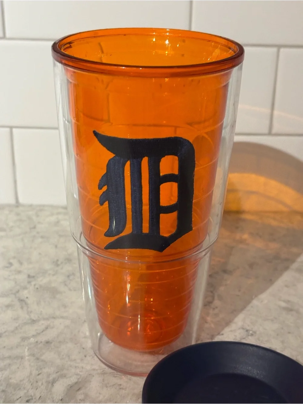 Detroit Tigers Drink Tumbler w Lid 24 oz.